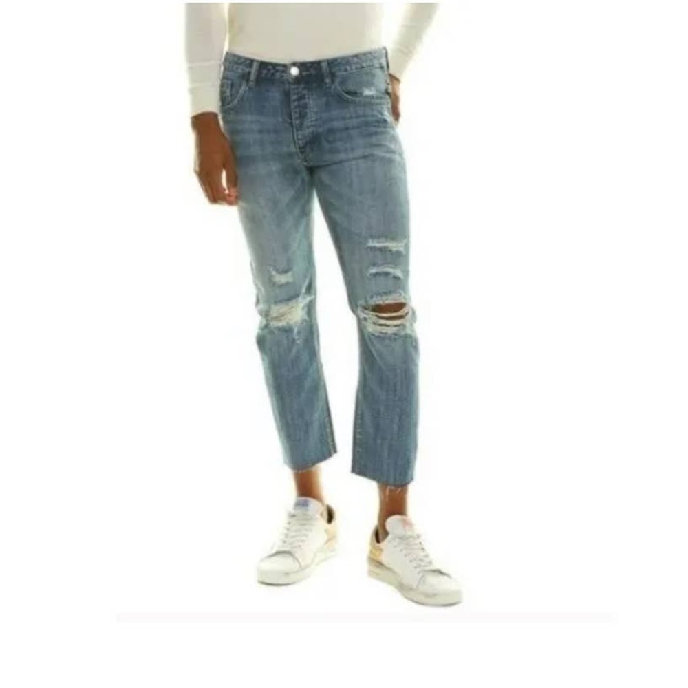 One Teaspoon‎ Mr Whites Denim Jeans Blue Suede Men's 30R NWT Crop - Picture 3 of 8